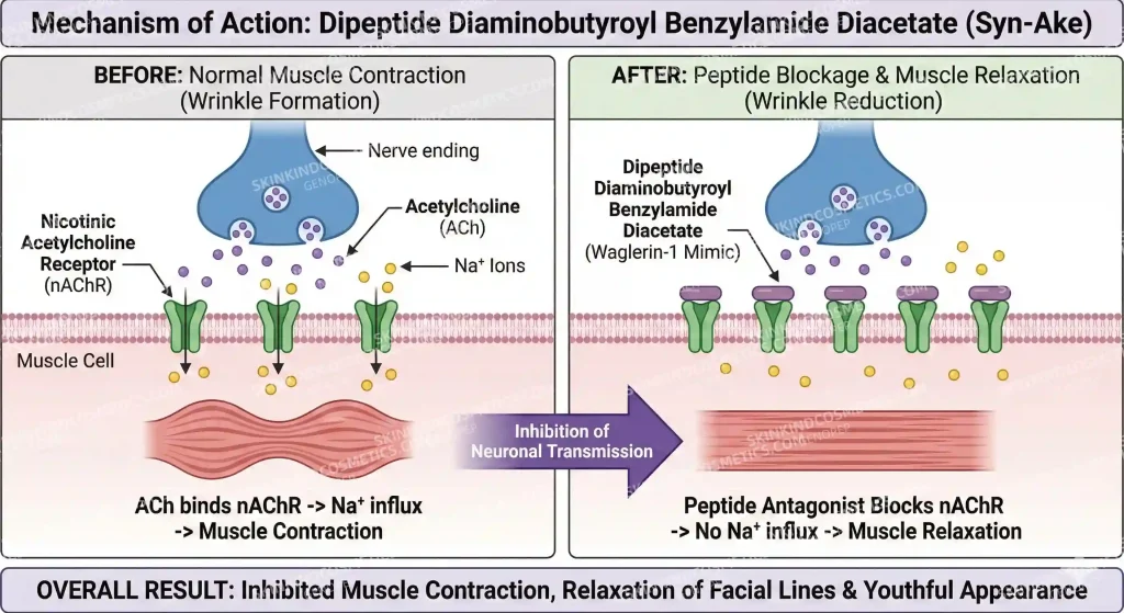 Dipeptida Diaminobutyroyl Benzylamide Diacetate (CAS: 823202-99-9) Peptida Anti-Kerut 1