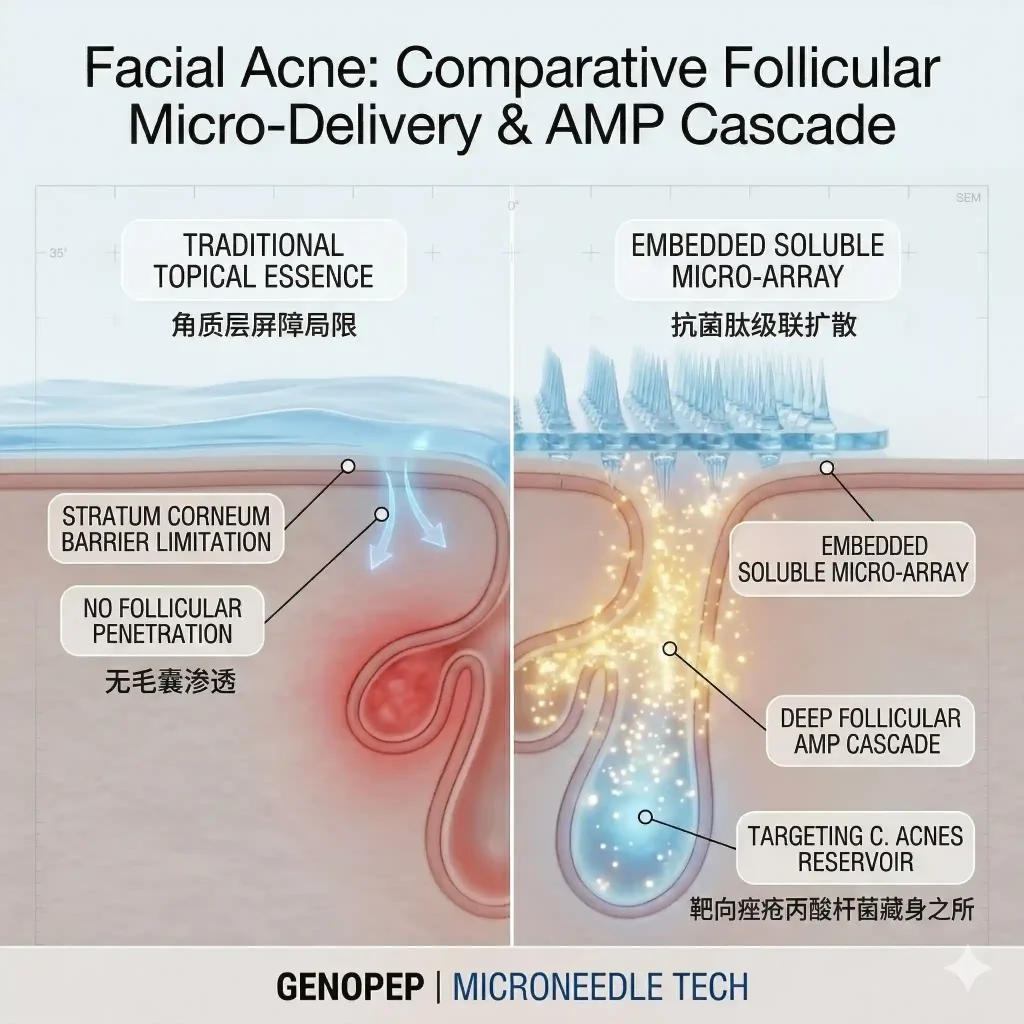 Facial Acne Controlled BioactiveRelease and Matrix Dissolution