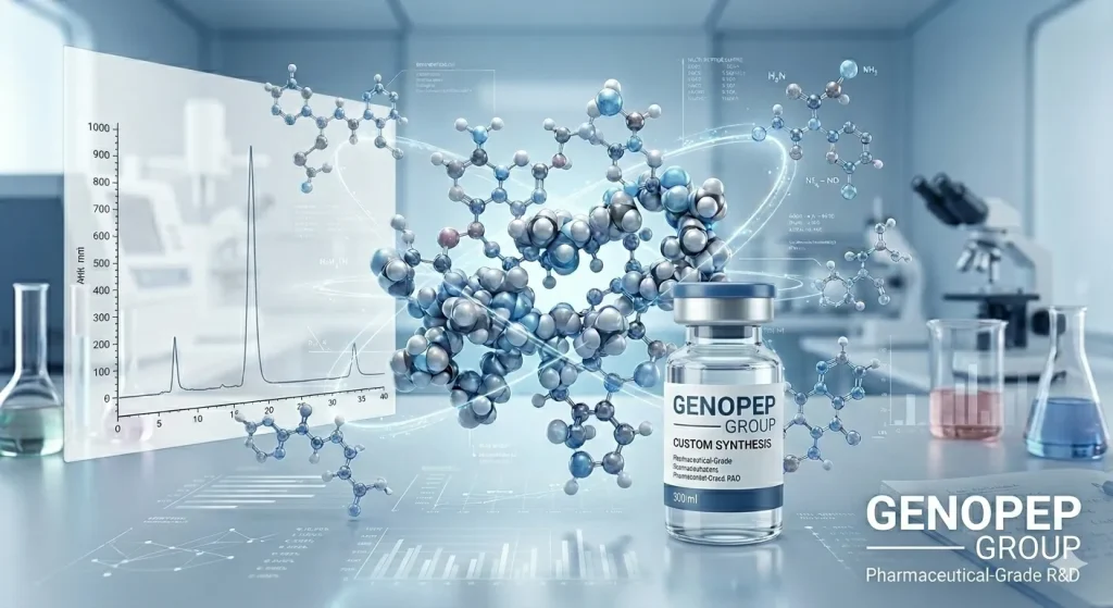 The Rise of Multi-Peptide Complexes in Premium Skincare: Why Synergistic Matrices are Redefining the Market 3 GENOPEP custom peptide synthesis and high-purity active ingredients for professional cosmetic R&D.