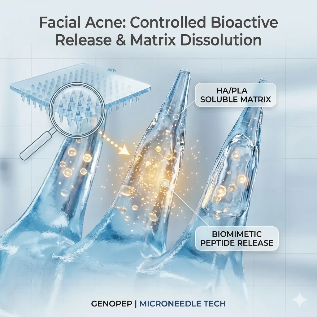 Facial Acne Controlled BioactiveRelease and Matrix Dissolution
