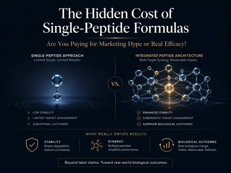 The Hidden Cost of Single-Peptide Formulas: Why Anti-Aging Peptide Complexes Win in 2026 4