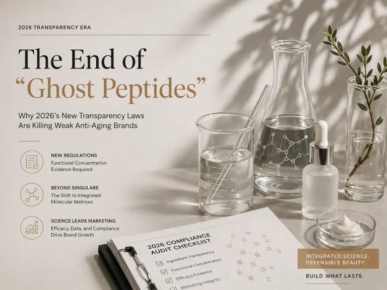 The End of "Ghost Peptides": Why 2026’s New Transparency Laws Are Killing Weak Anti-Aging Brands 6