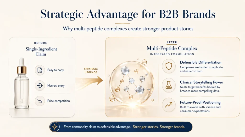The Myth of the Single Molecule: Why Multi-Peptide Complexes Are Replacing Hero Ingredient Marketing 3