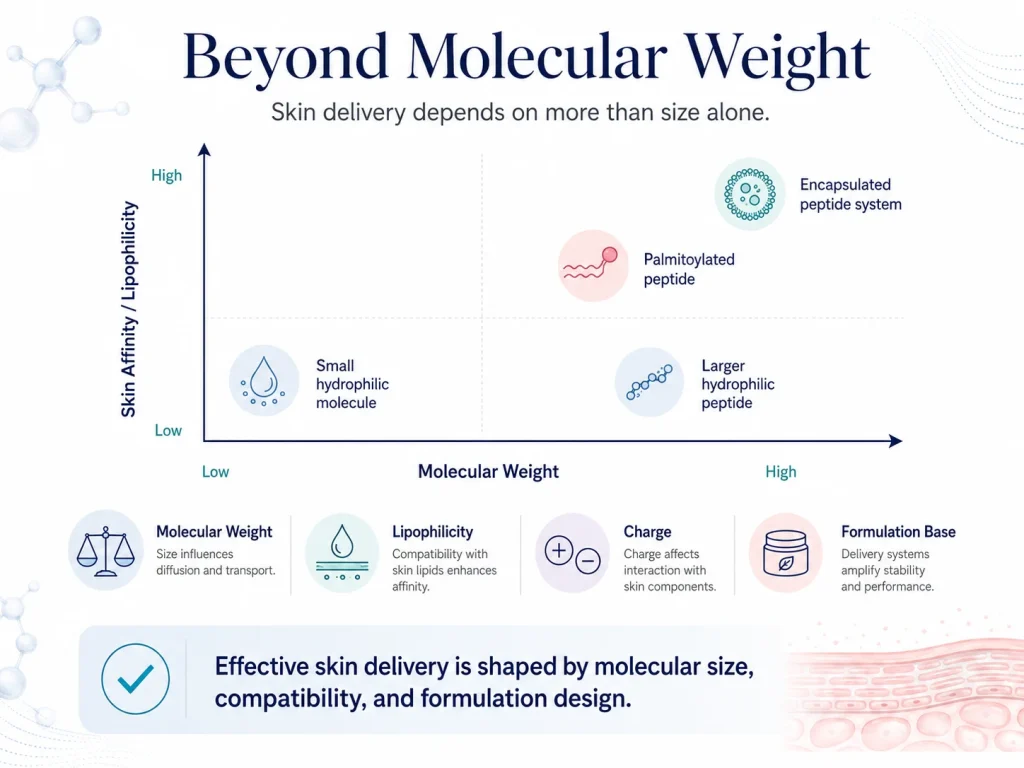 How Molecular Weight Affects Peptide Skin Absorption in Skincare Formulas 2