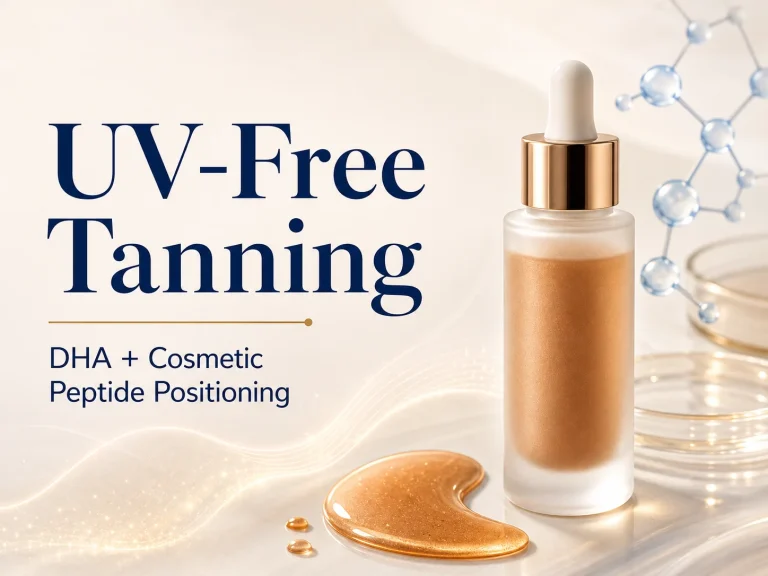 UV-Free Tanning: How DHA and Cosmetic Peptide Concepts Can Support Safer Glow Positioning 9