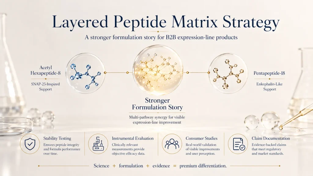 The Synergy Ratio: Why Acetyl Hexapeptide-8 and Pentapeptide-18 Belong Together 3