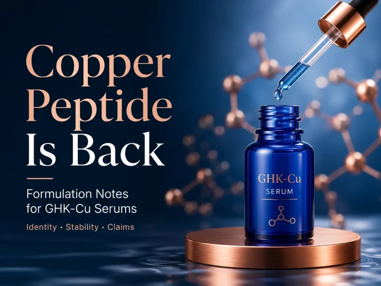 Copper Peptide Is Back: Formulation Notes for GHK-Cu Serums 7