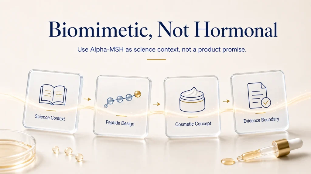 Alpha-MSH Biomimetic Peptides for Peptide Self Tanner Development 1