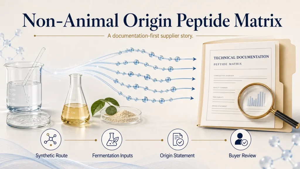 Vegan & Clean Beauty: 6-Peptide Matrix Documentation for Conscious Beauty Brands 1