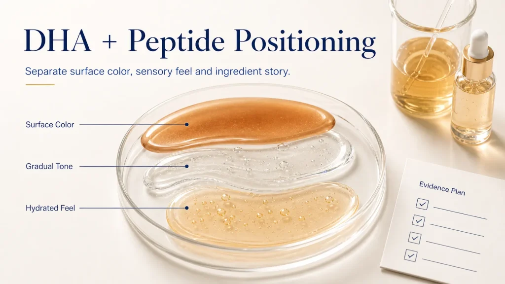 Palmitoyl Tetrapeptide-20 for Peptide Self Tanner Development 2