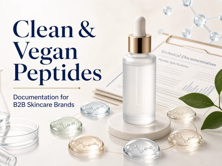 Vegan & Clean Beauty: 6-Peptide Matrix Documentation for Conscious Beauty Brands 8