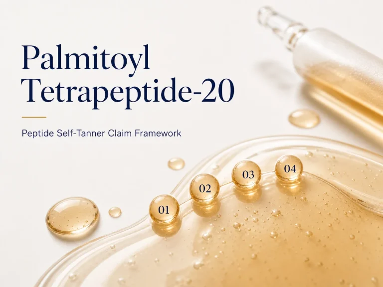 Palmitoyl Tetrapeptide-20 for Peptide Self Tanner Development 2