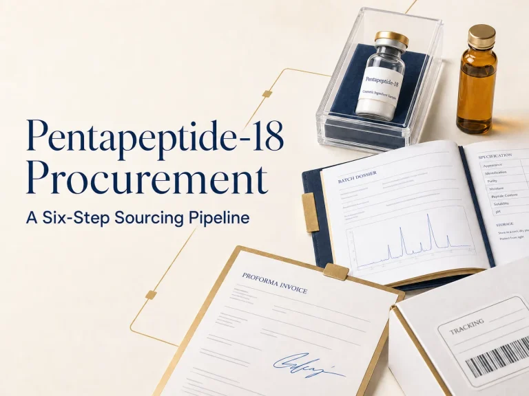 Step-by-Step B2B Procurement Pipeline for Pentapeptide-18 at skinkindcosmetics.com 9