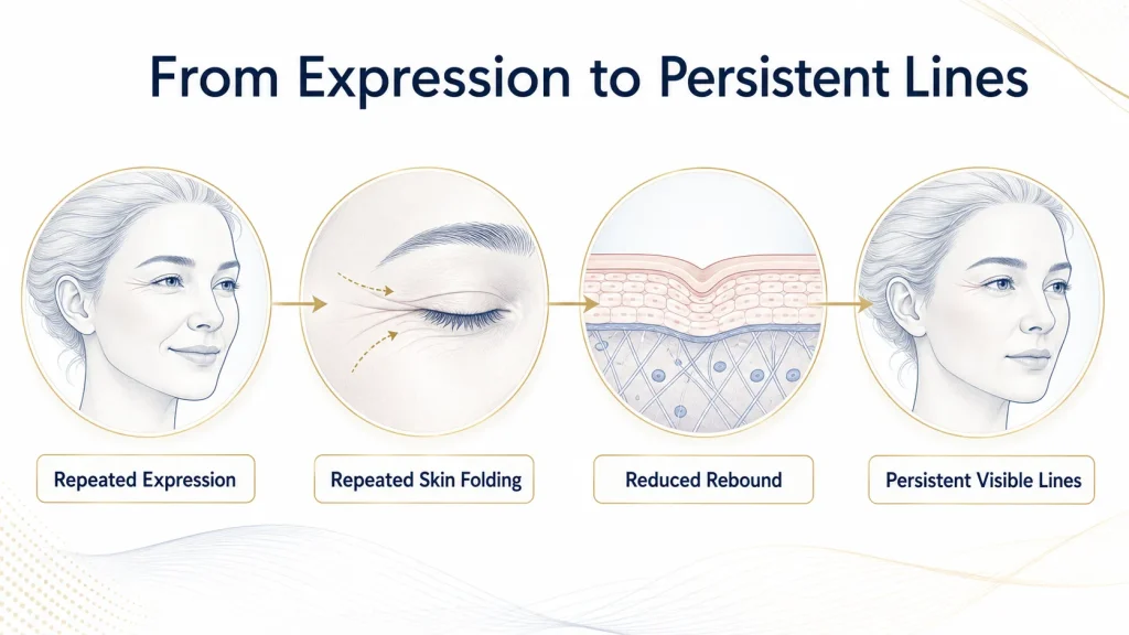 Dynamic Wrinkles vs Static Wrinkles: What Is the Difference and Why Does It Matter for Skincare? 2