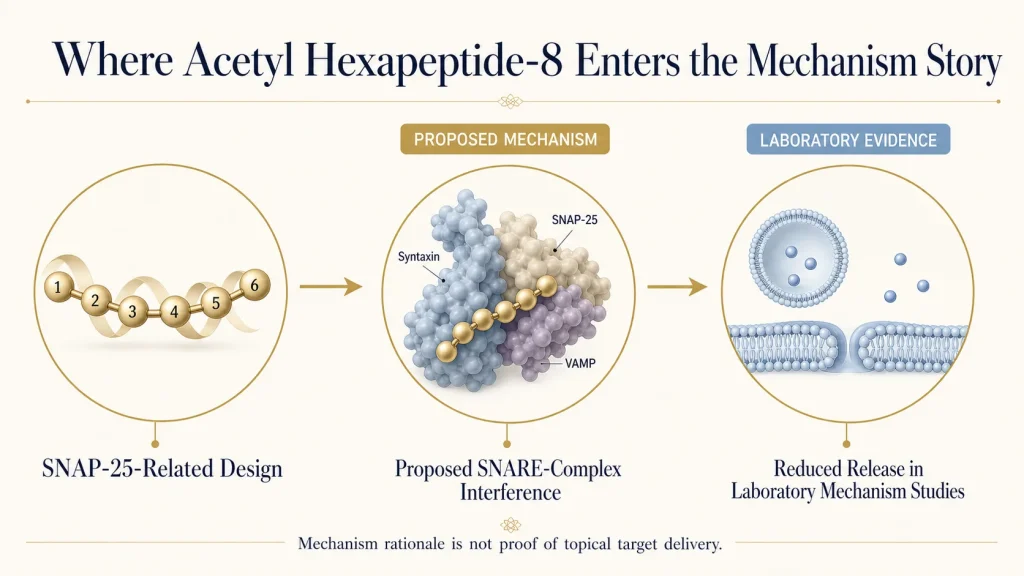 How Does Acetyl Hexapeptide-8 Work? Understanding Its SNAP-25 and SNARE-Inspired Mechanism 2