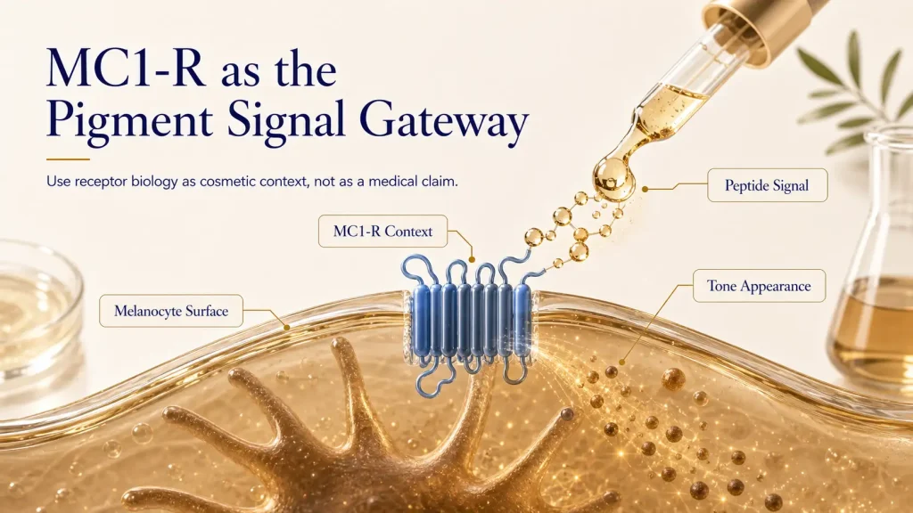 MC1-R-Inspired Signaling: The Cosmetic Pathway to UV-Free Glow 1