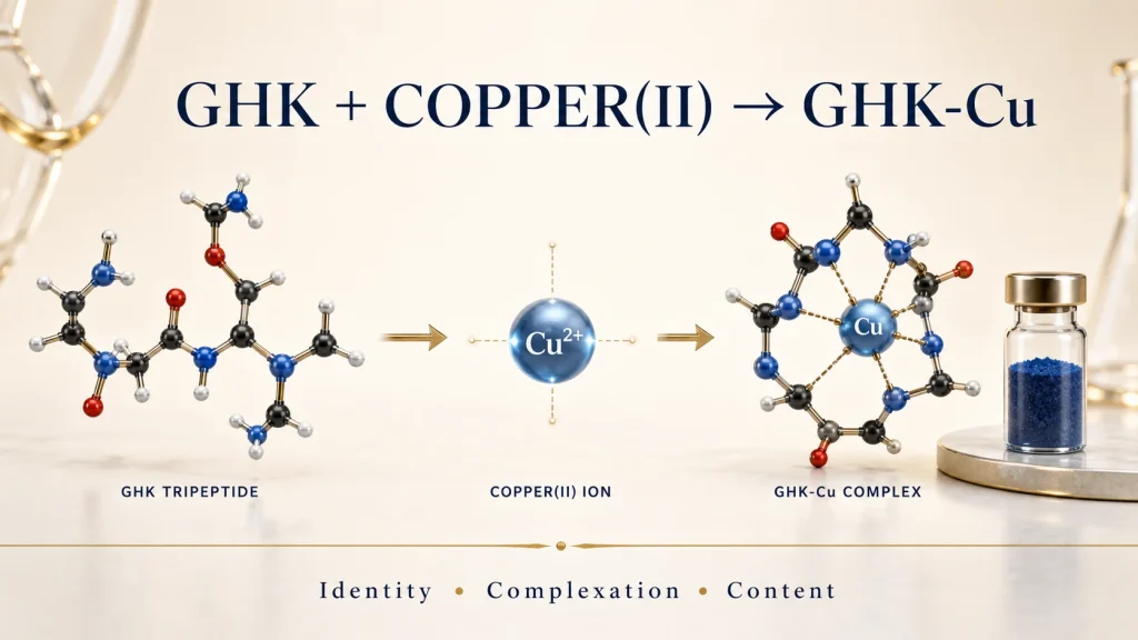 ghk-cu peptide-copper complex How Does Work in Skincare? Copper-Peptide Signaling Explained Bacteriostatic Water, Sterile, G-Biosciences Designed for all skin fsa-hsa-eligible Size:4oz
