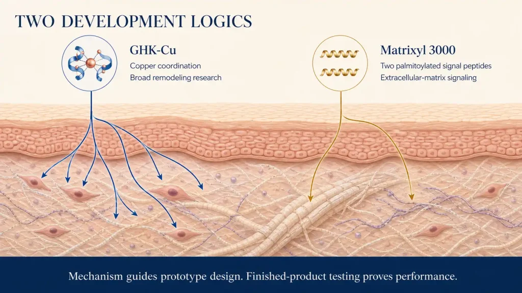 GHK-Cu vs Matrixyl: How Copper Peptides and Signal-Peptide Systems Differ 2