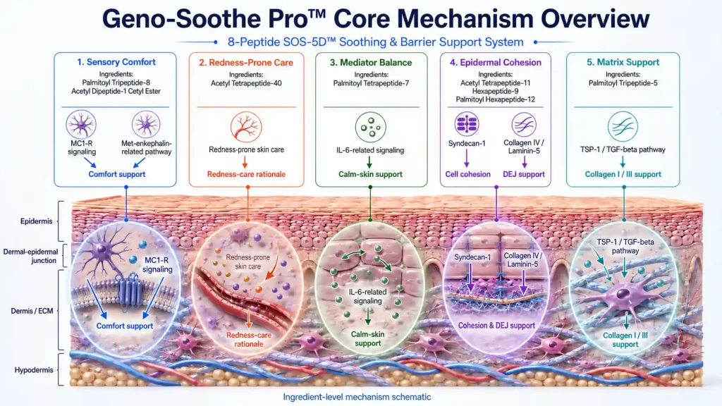 Geno-Soothe Pro™ 8-Peptide Soothing Complex 1
