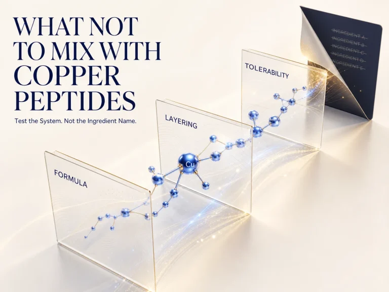 What Should You Not Mix with Copper Peptides? Formula Compatibility Evidence vs Skincare Myths 8