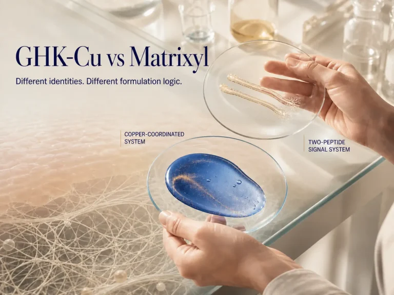 GHK-Cu vs Matrixyl: How Copper Peptides and Signal-Peptide Systems Differ 1