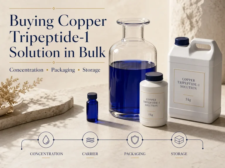 Buying Copper Tripeptide-1 Solution in Bulk: Concentration, Packaging, and Storage Questions 3