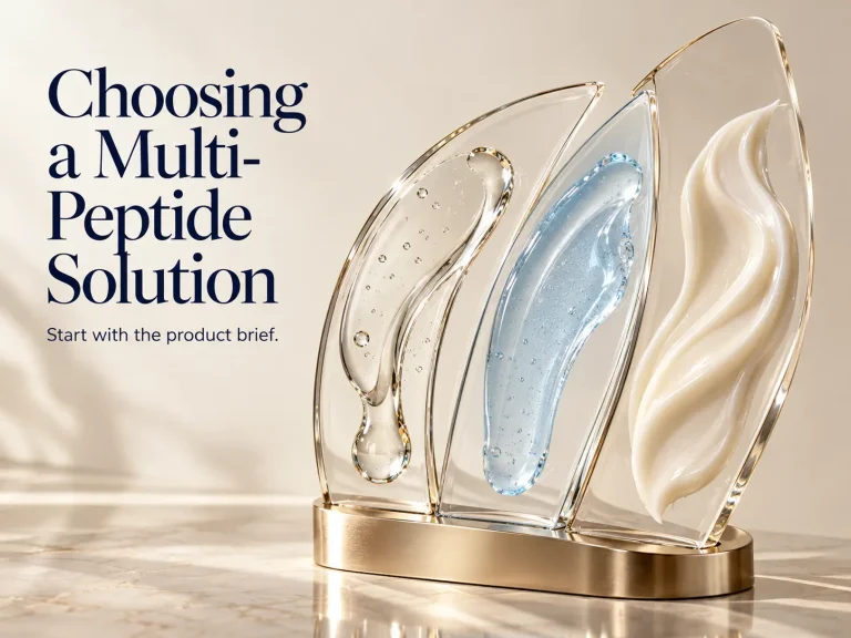 How to Choose a Multi-Peptide Solution for Skincare Development 1
