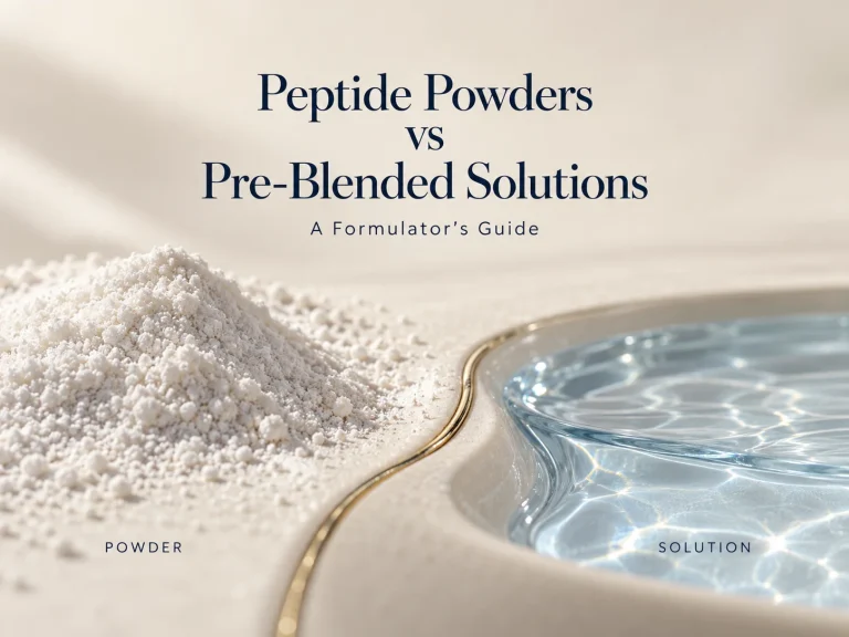 Bubuk Peptida vs Larutan Peptida sing Wis Dicampur: Pandhuan Formulator 13
