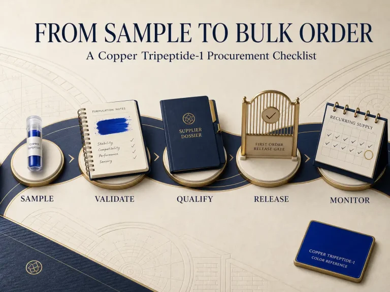 From Sample to Bulk Order: A Copper Tripeptide-1 Procurement Checklist 2